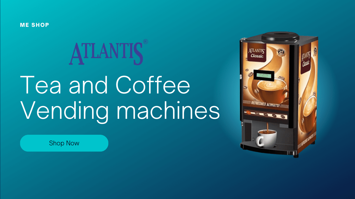 Atlantis 2 lane Tea and Coffee Vending machine dealer